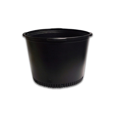 25 Gallon Whiteridge Nursery Pot Black - 5 per sleeve - Nursery Containers